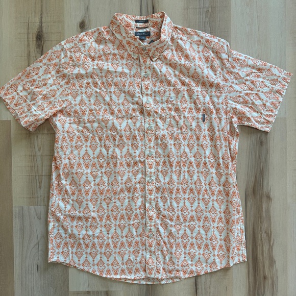 Eddie Bauer Baja Short Sleeve Shirt Beach Polo Classic Fit XL Tall - Picture 2 of 11